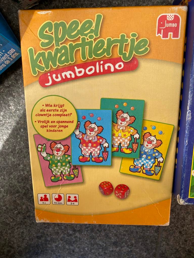 Diverse spelletjes: Speelkwartiertje, Halli Galli Junior, El, Drie of vier spelers, Ophalen of Verzenden, Gebruikt
