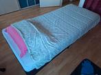 Boxspring bed eenpersoons, Ophalen, 90 cm, Eenpersoons, Zwart