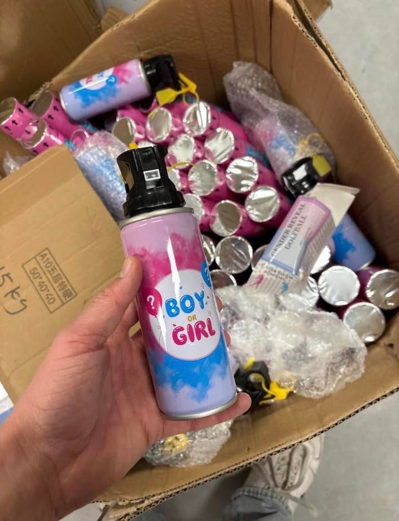 Partij gender reveal feestartikelen, Hobby en Vrije tijd, Feestartikelen, Bieslook 42, Ophalen, Info@jouwurn.nl, Nieuw