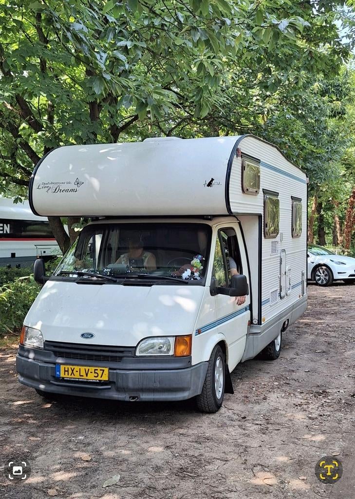 UNIEK EXEMPLAAR  FORD TRANSIT CAMPER MET APK MEI '28 !, Caravans en Kamperen, Campers, Particulier, Buscamper of Camperbus, Ford