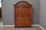 Antiek Drents kabinet met zon in de kap, Ophalen of Verzenden