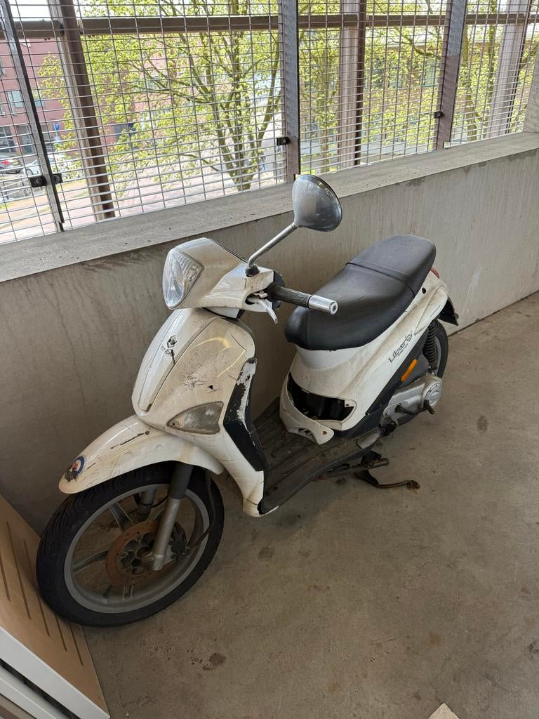 Klus Piaggio Liberty scooter - Wit, geel kenteken, Ophalen, Gebruikt, Overige typen, Piaggio
