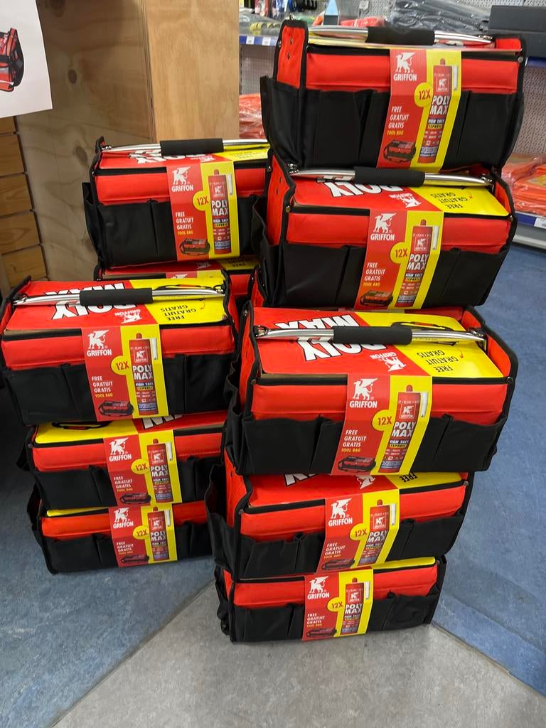 Griffon Poly Max High Tack Express - 12 stuks + toolbag, Ophalen, Nieuw, Overige typen