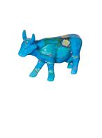 Nieuw Cow Parade koe Waterlilies medium gratis verzending., Ophalen of Verzenden