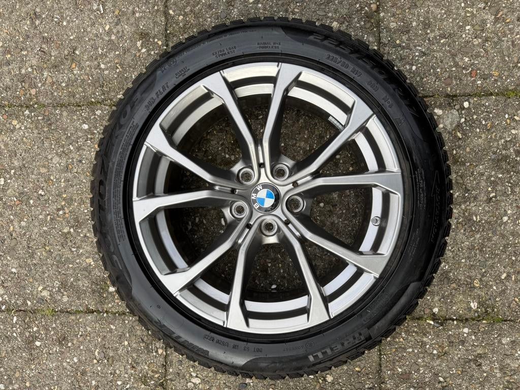 Winterbanden met velgen BMW 3 serie (G20/21) 17 inch., Ophalen of Verzenden, Gebruikt, BMW