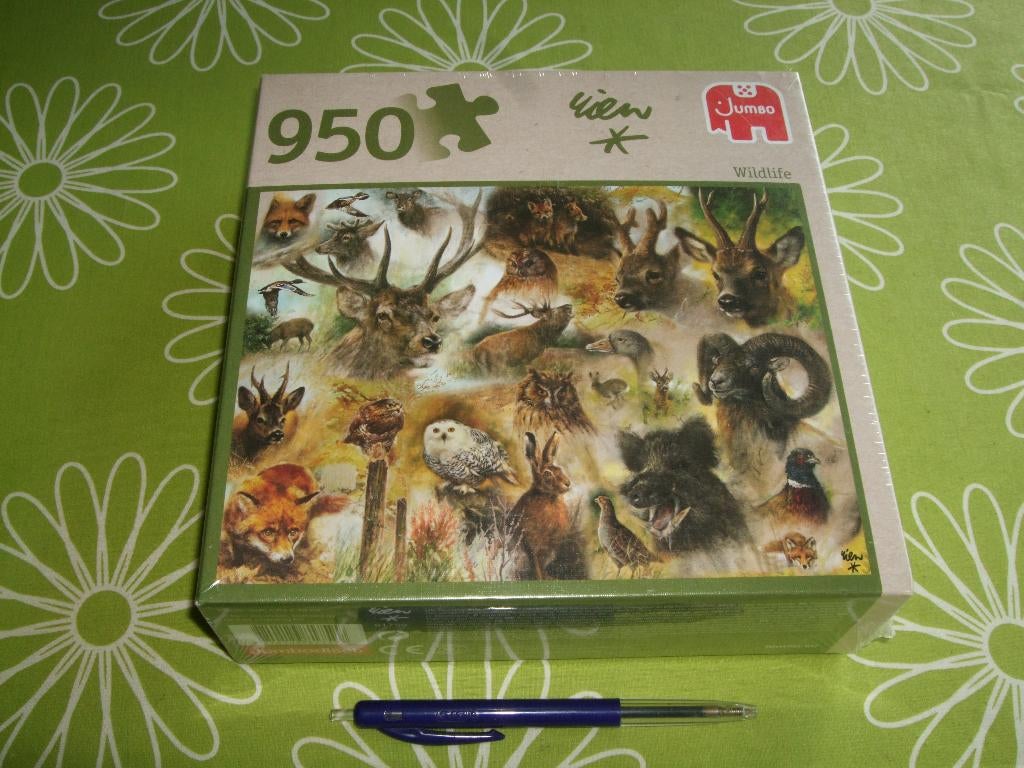 Nieuw in seal: Wildlife - Rien Poortvliet - 950 stukjes, Ophalen of Verzenden, 500 t/m 1500 stukjes, Nieuw, Legpuzzel