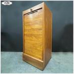Vintage roldeurkastje Kast Archiefkastje, Ophalen, Minder dan 50 cm, Gebruikt, Vintage Officestijl