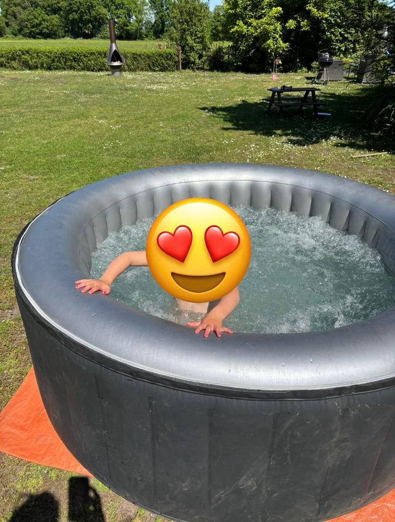 Opblaasbare jacuzzi, Tuin en Terras, Ophalen, Gebruikt, Filter, Opblaasbaar