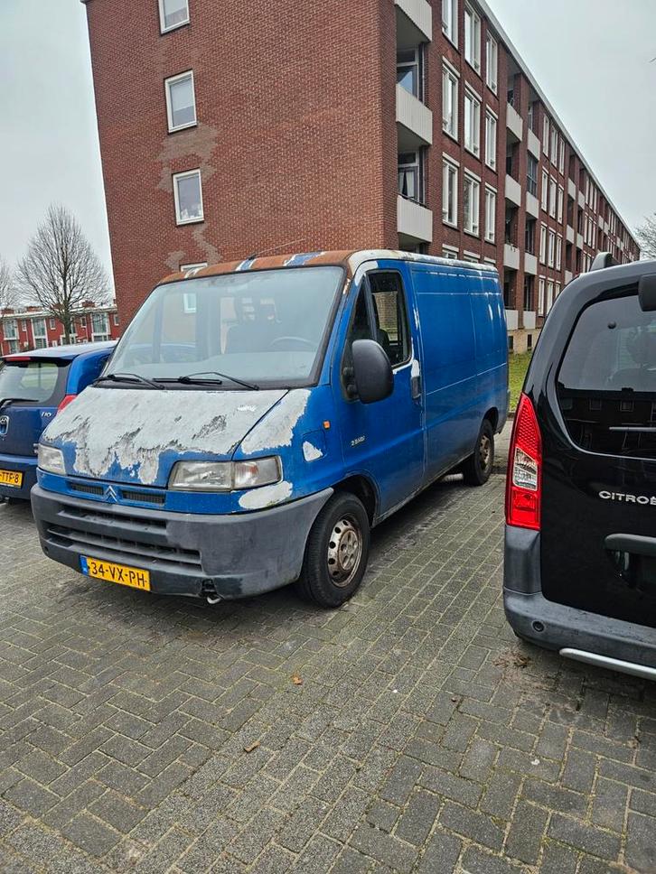 Citroën Jumper 2.8 HDI 27C 2001, Auto's, Bestelauto's, Bedrijf, Citroën, Diesel, Handgeschakeld, Origineel Nederlands, Blauw, Voorwielaandrijving