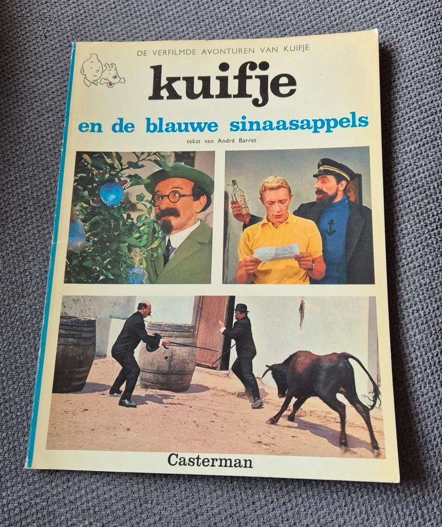Kuifje en de blauwe sinaasappels, Boeken, Stripboeken, Eén stripboek, Ophalen of Verzenden, Gelezen