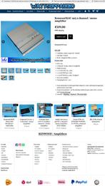 Kenwood KAC-923 2 kanaals / mono versterker, Gebruikt, ., Ophalen of Verzenden, .