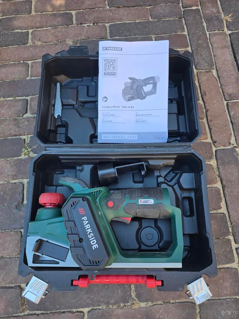 Parkside Accu Schaafmachine PHA 12 B3 - Zo goed als nieuw, Overige soorten, Accu, Ophalen of Verzenden, Parkside