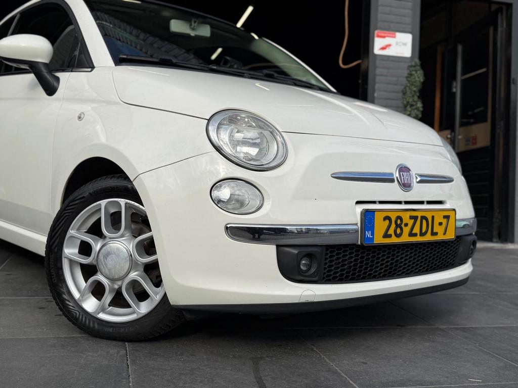 Fiat 500 C 0.9 TwinAir Lounge|Airco|El Pakket|PDC|Cabrio|, Euro 5, 86 pk, Gebruikt, Leder en Stof