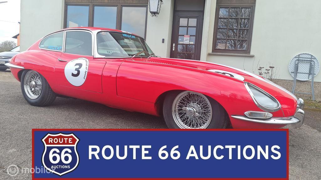 Jaguar E-Type Series 1 Coupe | 1963 | Route 66 Auctions, Auto's, Overige carrosserieën, Zwart, Bedrijf, Handgeschakeld