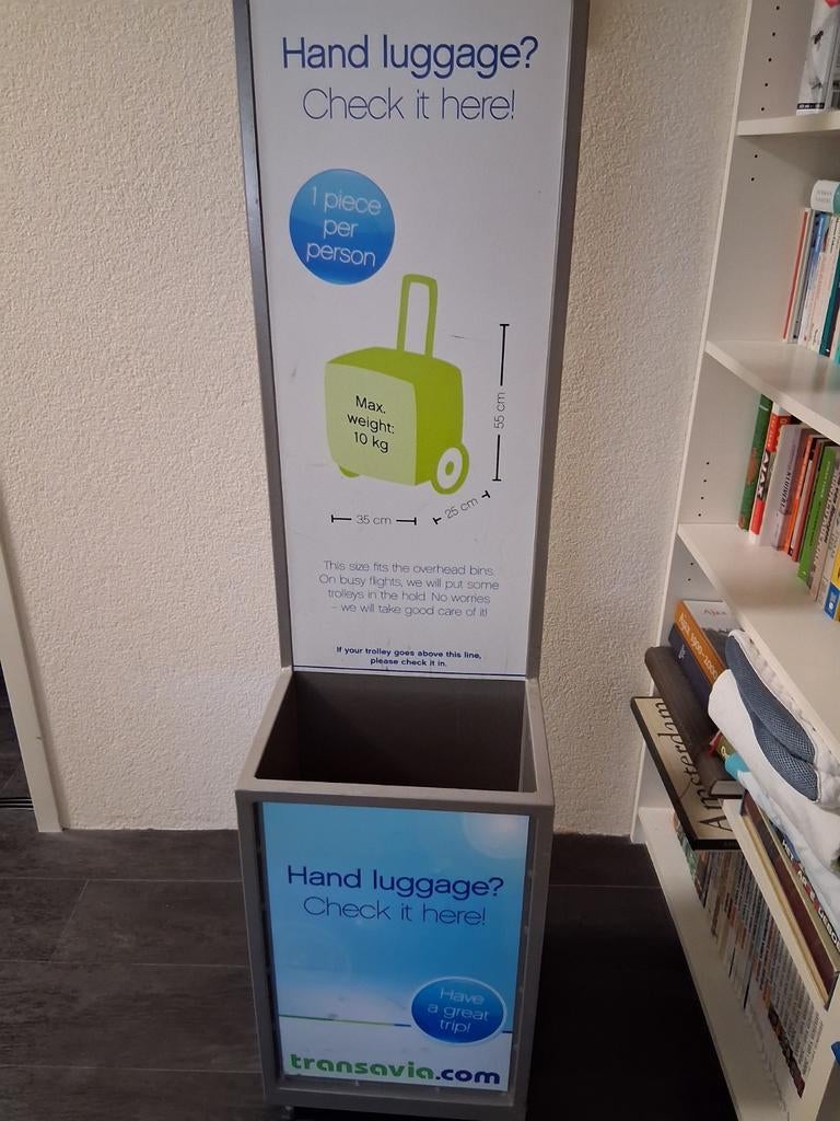 Transavia handbagage controle meetinstrument, Ophalen, Gebruikt