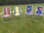 Vintage retro klapstoel jaren 70 stijl, Caravans en Kamperen, Kampeermeubelen, Ophalen, Campingstoel