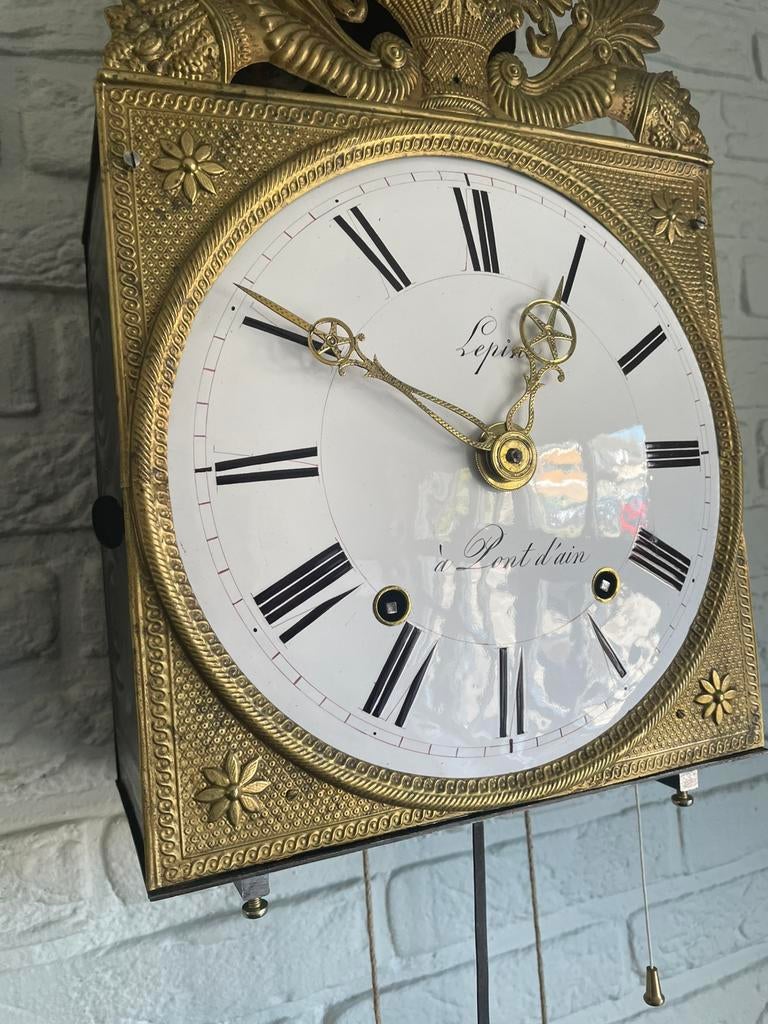 Comtoiseklok zonnetje met spillegang, Ophalen of Verzenden