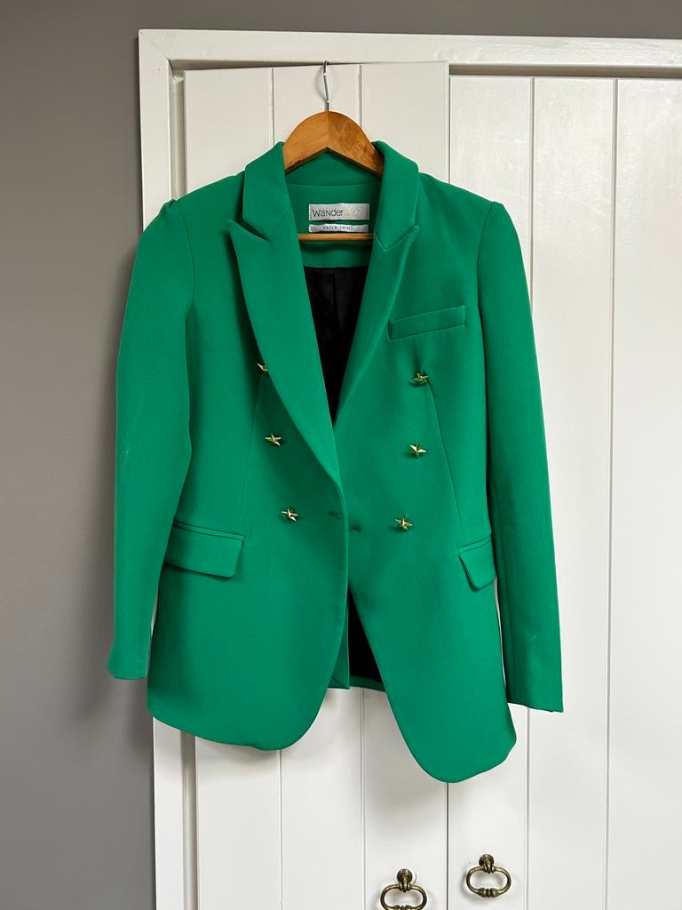 Groene blazer van Wanderlust, maat XS, Kleding | Dames, Ophalen of Verzenden, Jasje, Maat 34 (XS) of kleiner, Gedragen