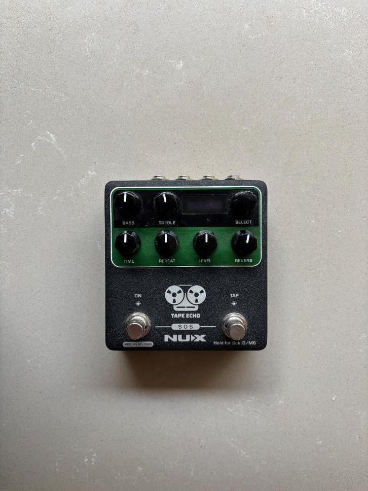 NUX NDD-7 tape echo, Muziek en Instrumenten, Effecten, Zo goed als nieuw, Delay of Echo, Reverb, Ophalen of Verzenden