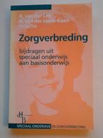 Zorgverbreding onderwijs ~ boek studie ~ van der Leij, Van der Leij, Zo goed als nieuw, Alpha, HBO