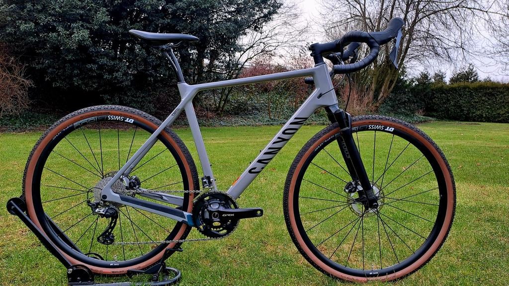 Canyon Grizl CF SL 8 Trail Carbon Gravelbike L Nieuwstaat!!, Fietsen en Brommers, Fietsen | Racefietsen, Carbon, Zo goed als nieuw
