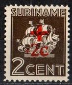 Suriname nr. 203a Rode Kruiszegels postfris, Postzegels en Munten, Ophalen of Verzenden, Postfris
