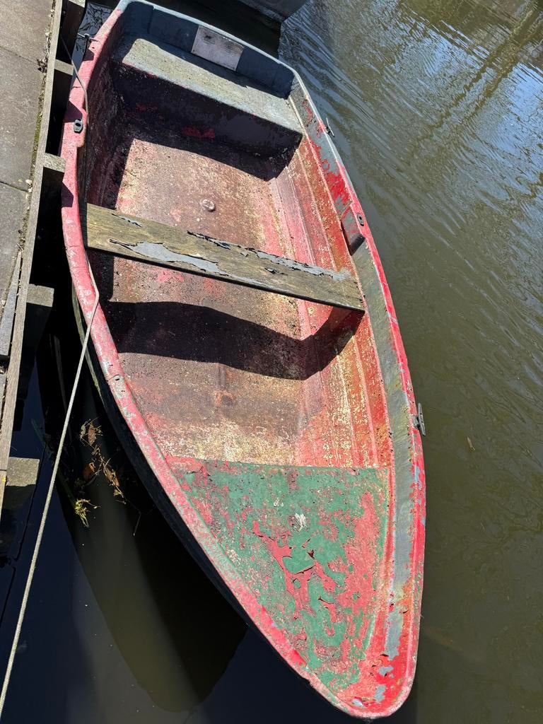 Gratis Polyester bootje 3m x 1.4m - Opknapper!!, Ophalen, Gebruikt