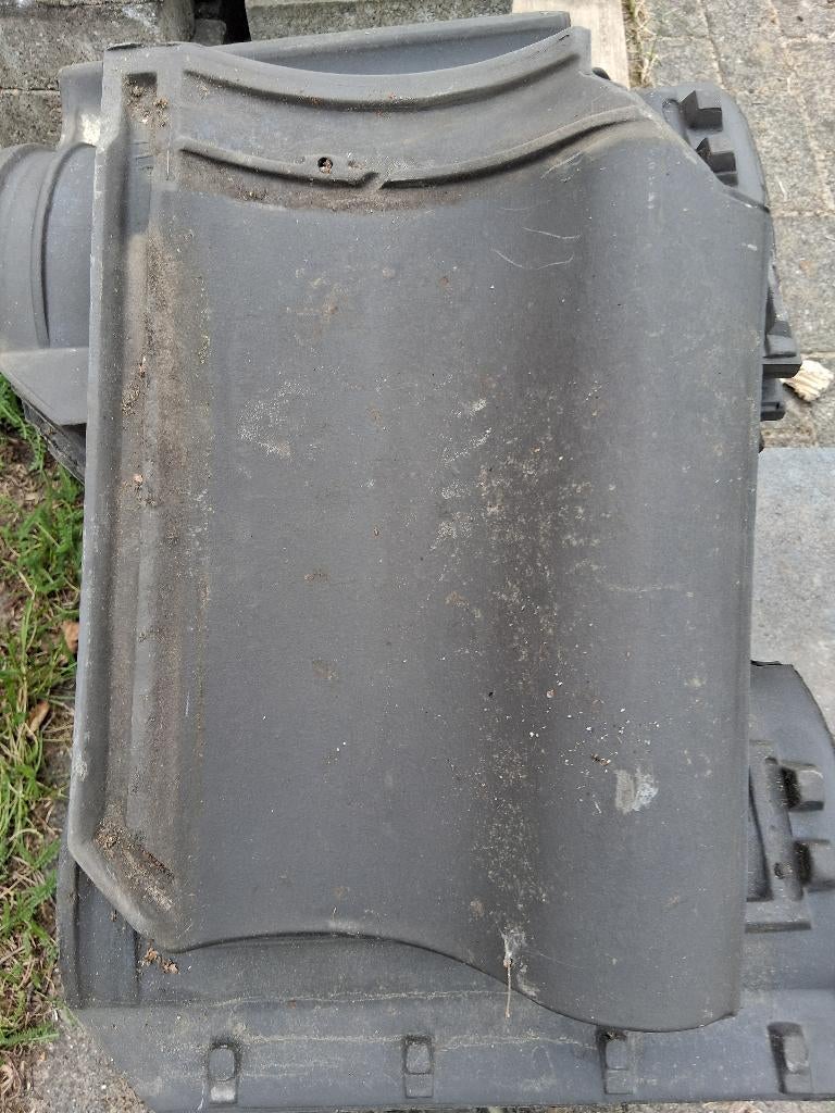 Dakpannen OVH ,blauw gesmoord., Doe-het-zelf en Verbouw, Ophalen, Steen of Klei, Blauw, 5 tot 10 m²