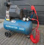 Airmaster 2500 LT24 Compressor met blaaspistool, Ophalen, Gebruikt, 6 tot 10 bar, Minder dan 200 liter/min