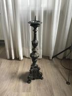 Grote brocante messing barok Kandelaar, Antiek en Kunst, Antiek | Kandelaars, Ophalen of Verzenden, Koper of Brons