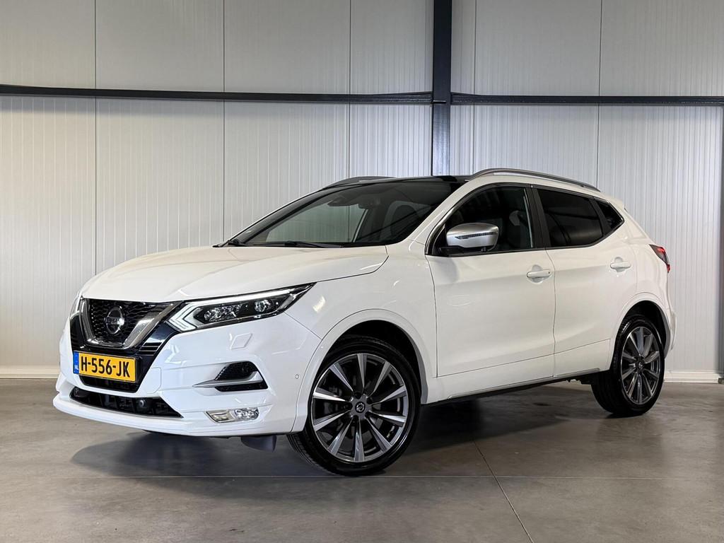 Nissan Qashqai 1.3 DIG-T Tekna + Bose Leer Carplay Camera, Voorwielaandrijving, 687 kg, Gebruikt, Euro 6