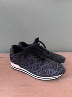 NOI DUE luipaard print plateau sneakers zwart/grijs suède, Zwart, Nieuw, Ophalen of Verzenden, Sneakers of Gympen