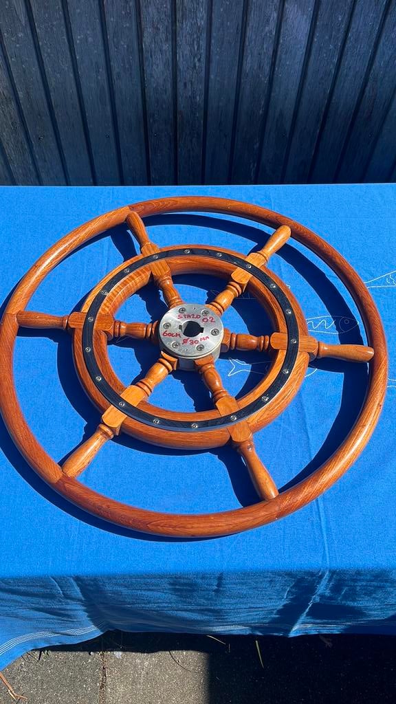 Houten stuurwiel asgat 30mm, Ophalen, Zeilboot of Motorboot