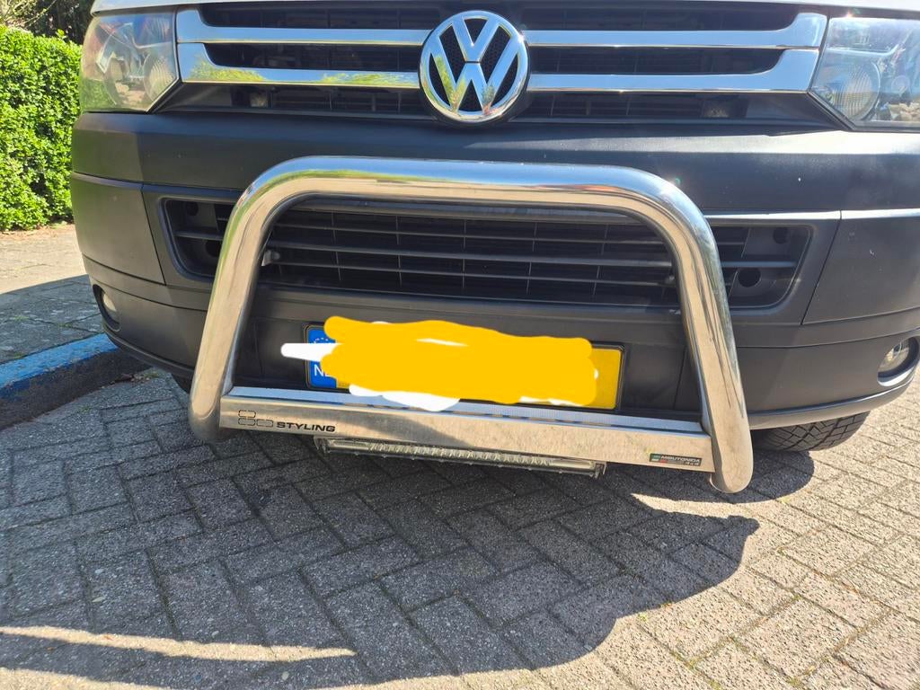 Bullbar/pushbar met LED-bar voor Volkswagen Transporter 2012, Ophalen, Gebruikt, Bumper, Volkswagen