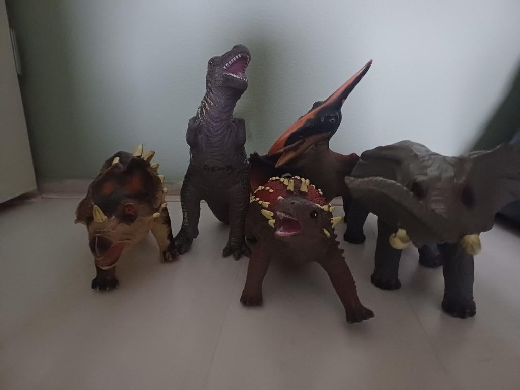 Rubbere dinos, Kinderen en Baby's, Speelgoed | Actiefiguren, Ophalen