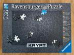 Ravensburger Krypt Puzzel - Uitdaging voor puzzel liefhebber, Ophalen of Verzenden, 500 t/m 1500 stukjes, Zo goed als nieuw, Legpuzzel