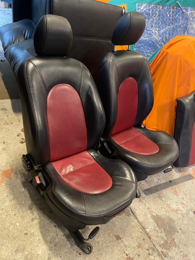 Lederen voorstoelen en achterbank Ford ka, Auto-onderdelen, Ophalen, Ford