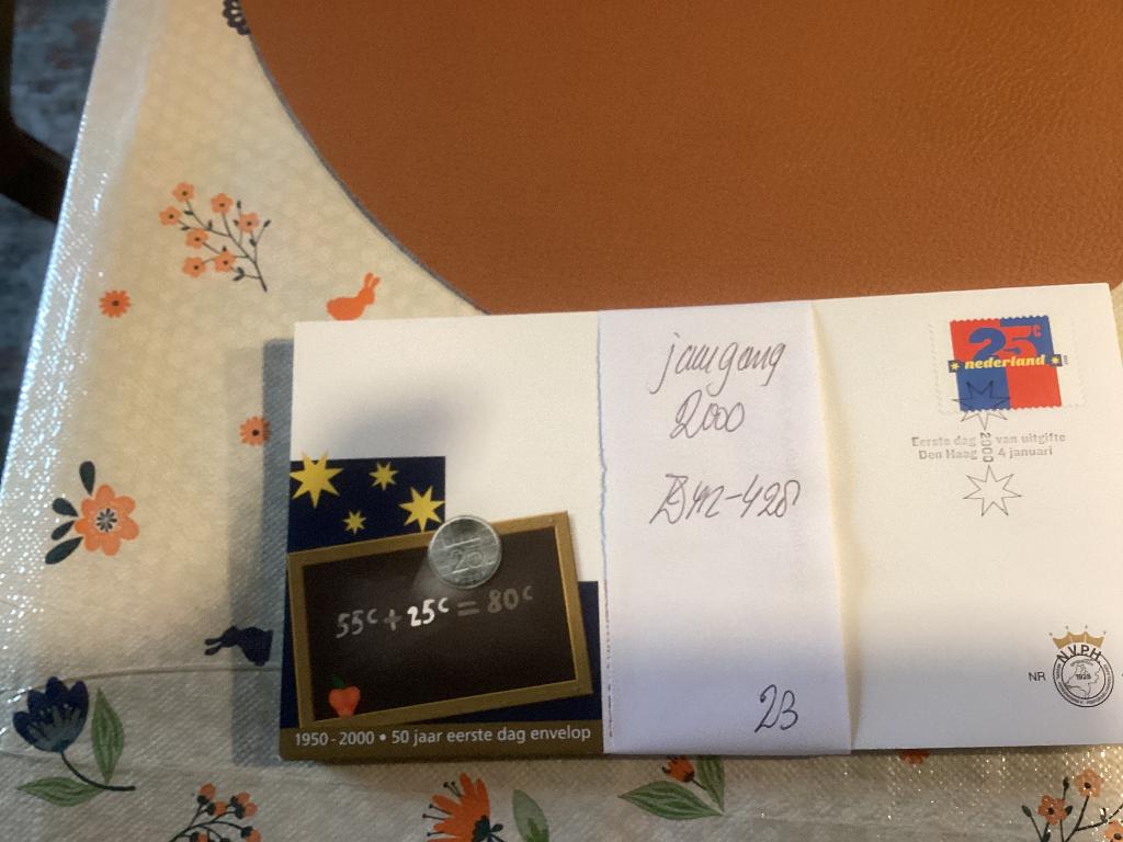 per stuk 5,00 euro jaargangen  fdc 2000-2008 Nederland, Ophalen, Envelop