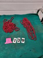 kralen slingers rood 2x [b139], Ophalen of Verzenden, 'T Olde Gre-j, Info@toldegrej.nl, Endepoelstraat 20f Didam