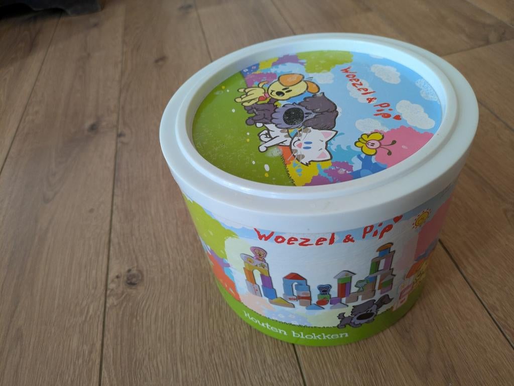 Woezel en Pip houten blokken, Ophalen of Verzenden