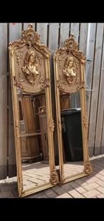 Twee prachtige Madonna amulet passpiegels., Huis en Inrichting, Woonaccessoires | Spiegels, Ophalen of Verzenden, Minder dan 100 cm