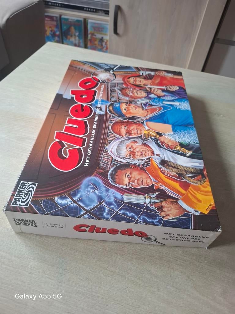 Cluedo - Het gevaarlijk spannende detective-spel, Parker, Vijf spelers of meer, 1027 Newport Ave, Pawtucket, RI 02861, USA, Ophalen of Verzenden