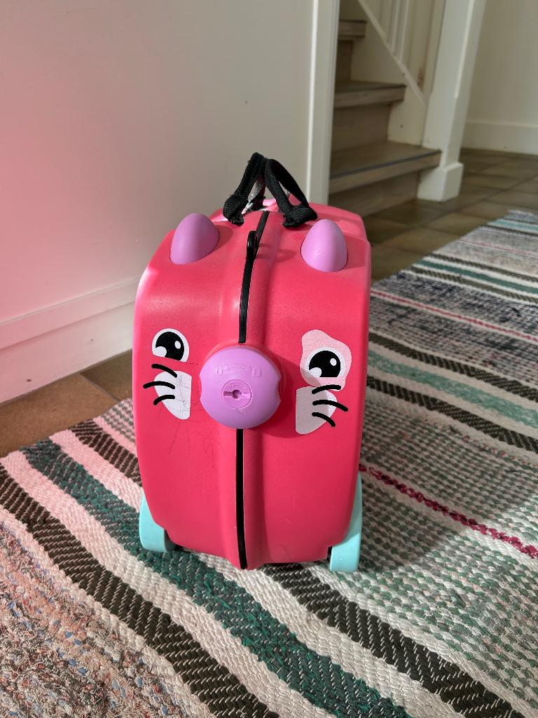 Kinderkoffer, Gebruikt, Hard kunststof, Minder dan 50 cm, Minder dan 35 cm