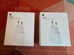 2 x Apple USB-C 20W Power Adapter - Nieuw in doos, Ophalen of Verzenden, Nieuw, Apple iPhone
