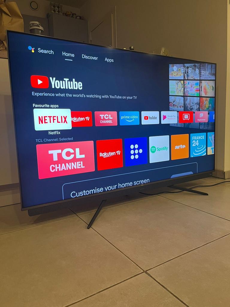 TCL 65” 4k Smart Tv, Overige merken, 50 Hz, Ophalen of Verzenden, Zo goed als nieuw