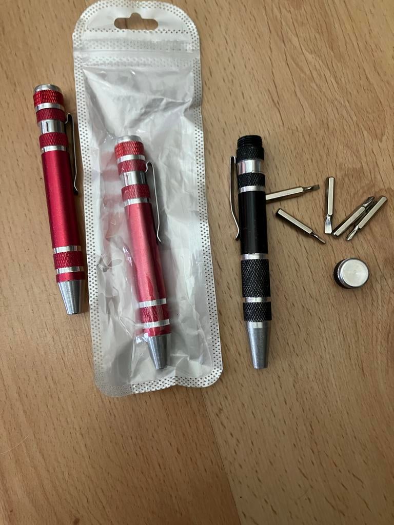 3 compacte mini schroevendraaiers, Ophalen of Verzenden, Gebruikt