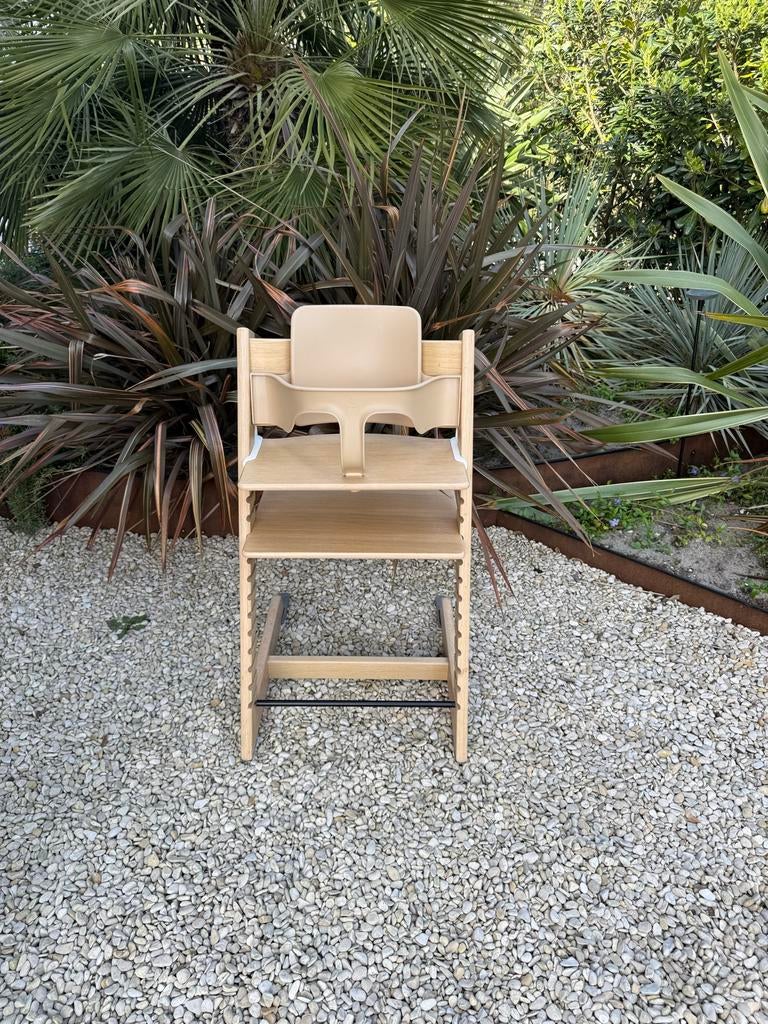 Stokke Tripp Trapp Eiken kinderstoel Oak Natural, Kinderen en Baby's, Kinderstoelen, Ophalen, Zo goed als nieuw, Meegroeistoel