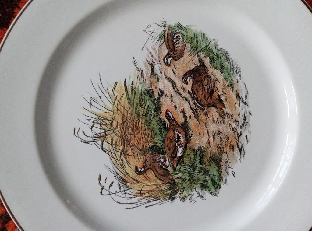 Villeroy & Boch Fontainebleau bord met kwartels, Ophalen of Verzenden