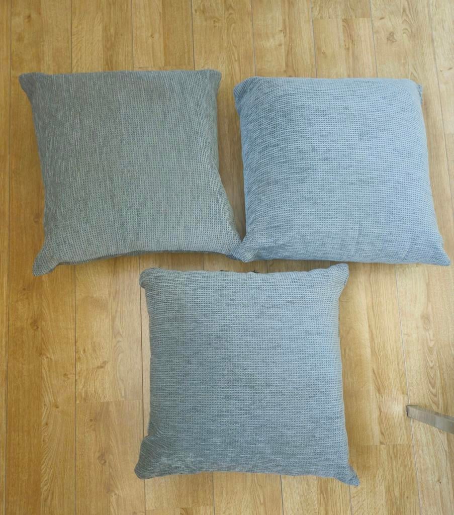 Kussens grijs 3, Ophalen of Verzenden, Grijs, Vierkant