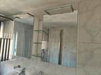 Spiegelkast badkamer met verlichting en stopcontacten, Huis en Inrichting, Ophalen, Spiegelkast, 100 tot 150 cm, Minder dan 25 cm